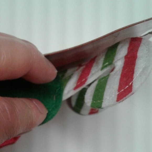 Candy Cane Pet Headband New Christmas holiday Adjustable Green Red Dog Cat - Picture 3 of 4